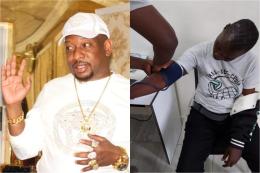 photocollage of Mike Sonko and Conjestina Achieng.
